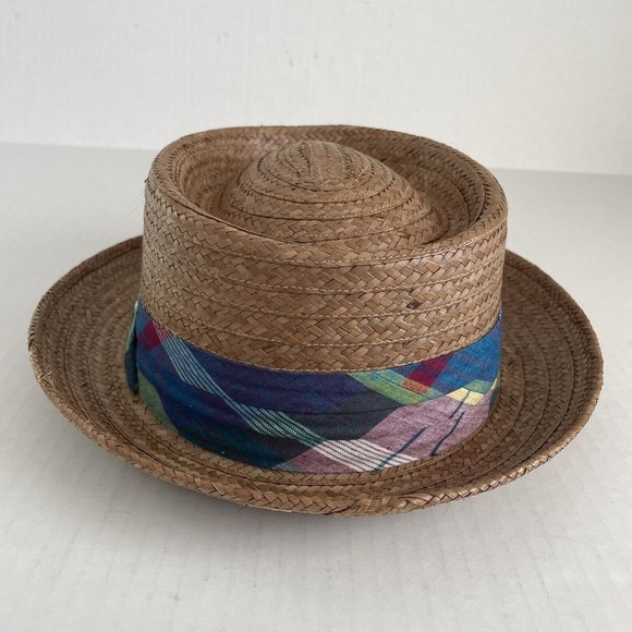 Stetson Madrigal Coconut Straw Porkpie Hat Brown Size XL - Picture 14 of 16